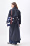 Windbreaker Classic Trench Coat Navy Blue - 6