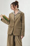 Basic Corduroy Jacket Beige - 3