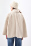 Short Coat with Scarf Ecru - 6