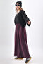 Oysho Wide Trousers Burgundy - 5