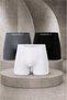 Men's Casual Comfort Daily 3-Piece Boxer Smoked