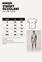 Men's Shorts T-Shirt Set Daisy Patterned 100% Cotton Summer Top and Bottom Set - Gray - 6