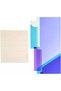 Two Pocket Plastic Dividers with 5 Tabs, Multicolor, Pack of 3 Sets - 3