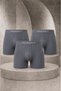 Men's Casual Comfort Daily 3-Piece Gray Boxer