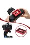 حامل ثلاثي القوائم سريع الفك مقاس 1/4-20 DSLR، Pu60، أحمر - 6