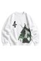 Unisex Oversize Ulquiorra Cifer Ense Printed Bleach Anime Themed Hoodless Sweatshirt - 2