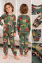 Boy's Tractor Patterned Pajama Set