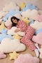Night Red Women's Long Sleeve Buttoned Bottom Top Sleep Pajama Set - 3