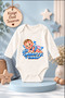 Fun Printed Long Sleeve Baby Bodysuit – Girl/Boy Model - 2