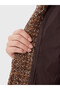 Two Mt Shop Quality Lcw Studio Brown Tweed Plaid Standard & Regular Women's Jacket - 5