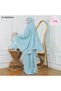Linda Women’s Prayer Set – Light Blue Islamic Salah & Namaz Prayer Outfit for Women, Modest Prayer Dress with Lace Trim, Travel-Friendly Prayer Wear. - 3