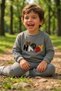Boys' Winter Tracksuit Set Sweatshirt Bottoms Cotton Three-Thread Ribbed 3-4-5-6-7 Years Old (Please Choose One Size Larger) - 4