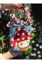 Korean Style Cute Mushroom Pattern Crossbody Shoulder Bag and Handbag with Fluffy Accessories for Daily Use - 5
