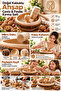 Natural Shell Wood Walnut Nut Cracking Hammer Set with Plate and Bowl Beech Nutcracker 723777 - 7