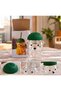 2-Pack 550 ml Glass Cold Drink Cup with Barista Teddy Bear Figure – with Straw Lid, Cute Design, Mug Cup - 3