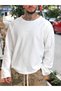 25-12 Open Collar Dirty Stitched Sweatshirt - 3