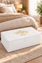 4-Piece Set of Large Size Quilt Blanket Clothing Bundle Storage Organizer Suitable for Wedding Bridal Trunk - 3