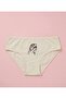 Women's Plus Size 95% Cotton Panties 2-Pack Lycra Patterned Underwear - 5