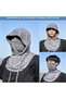 قناع تبريد للوجه مع حماية من الشمس والأشعة فوق البنفسجية، قناع قابل للتنفس - 6