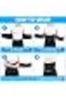 Lower Back Support Brace, Adjustable Back Support for Men Women, reathable Double Pull Lumbar Lower - 4