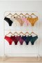 Women's Lace Front and Back Brazilian Panties Lycra Mixed Color 7-Piece Pack - Choose Your Own Color - 4