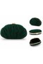 Green Women's Shiny Pleated Oyster Shell Luxury Design Stylish Evening Dress Bag Hand Shoulder Bag - 2