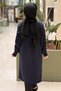 Fuat Gürşen Mercerized Combined Medium Length Cardigan - 4