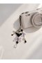 Phone Decoration Phone Charm |   Bag Ornament |   Keychain Ornament |   Defter Charmı |   Camera Charmı |   Y2K Korean Style Accessory |   Black Bow with Heart, Moon and Star Detail - 2