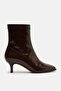 Side Zipper Thin Heeled Women's Stretch Boots Bootie - 4