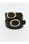 Rmz Gi̇yi̇m Farkiyla Leather Look Women's Belt 2-Pack