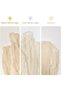 3Pcs Cheesecloth Spring Table Runners Boho Gauze Long Rustic Sheer Beige St. Patrick's Day Easter Ta - 7