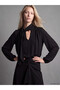 Rmz Gi̇yi̇m Farkiyla Scarf Roba Collar Crepe Blouse