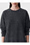 Rmz Gi̇yi̇m Farkiyla Zero Roba Collar Stone-Embellished Women's Sweatshirt - 3