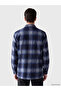 Rmz Gi̇yi̇m Farki̇yla Checkered Embroidered Gabardine Men's Shirt - 3