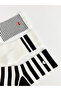 Esvab • Modern & Seçkin Striped Women's Socks 5-Pack - 2