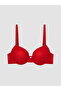 Rmz Gi̇yi̇m Farkli̇ya Underwire Non-Padded Heart Embroidered T-Shirt Bra