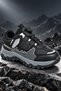 Children's Black Smart Lace-Up Thick Sole Outdoor Casual Sports Shoes - 2