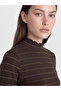 Uzg Store's Women's Body with High Collar and Stripes for Style Enthusiasts - 3