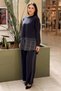 Fuat Gürşen Tunic and Plaid Patterned Trousers Set - 2