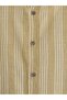 Rmz Gi̇yi̇m Farkiyla Striped Embroidered Stand Collar Boys' Shirt - 3