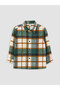 Quality Pieces from Çelebi Store: Checkered Embroidered Gabardine Boys' Shirt - 2