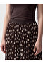 Esvab • Modern & Distinctive Polka Dot Pleated Skirt with Waist Drawstring - 3