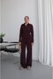 Mürdüm Lara Knitwear Blouse and Pants Set