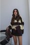 Yellow Kiva Striped Oversize Sweater
