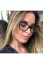 Crystal Cat Eye Glasses Frame Blue Light Blocking Computer Eyewear B2500 - 5