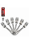 6 Piece Dessert Fork - 2