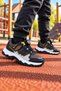 Children's Brown Smart Lace-Up Thick Sole Outdoor Daily Sports Shoes - 4