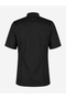Women's Slim Fit Short Sleeve Hidden Placket Chef Jacket - V-Neck Chef Jacket - White / Black - Name Embroidery Gift - 2