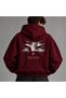Unisex Men/Women Thoughts Colorful Custom Printed Cotton Oversized Hooded Sweatshirt