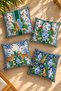Botanical Tigers Patterned 4-Piece Throw Pillow Cover Set - 2